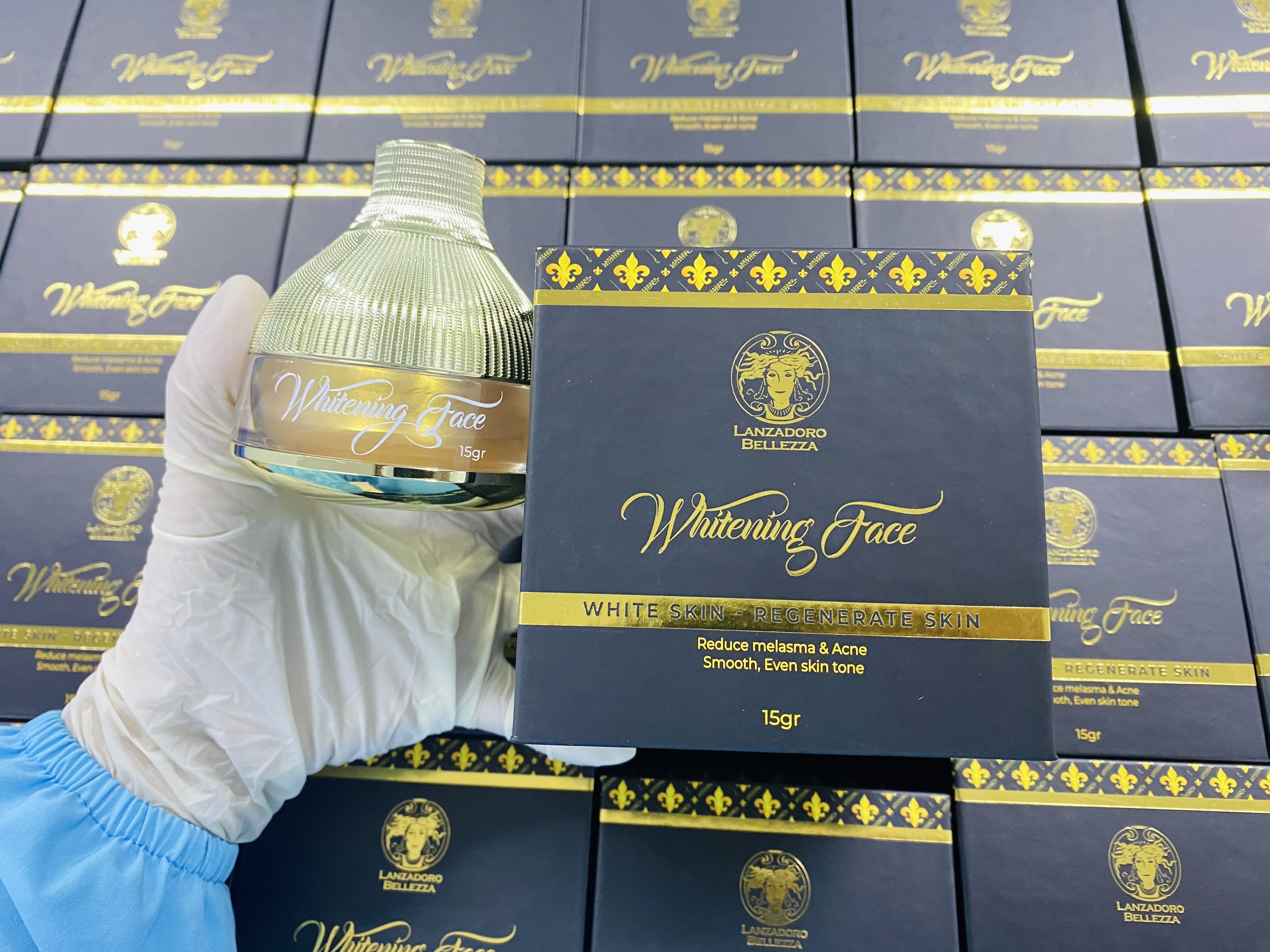 Whitening Face - kem ngày Bellezza 